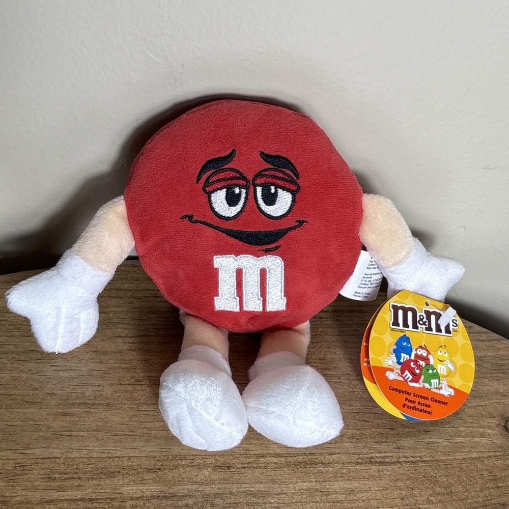 2008 Red Mars M&M 6" Plush Stuffed Animal Collectible